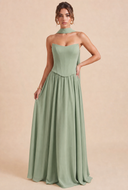 Seraphina Strapless Corset Bridesmaid Dress