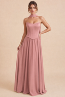 Seraphina Strapless Corset Bridesmaid Dress