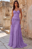 Aurora Beaded Mermaid Evening Gown
