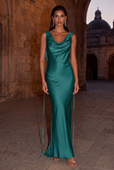 Lucinda Satin Maxi Bridesmaid Dress