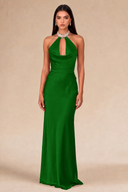 Seraphina Satin Maxi Evening Dress