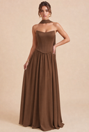 Seraphina Strapless Corset Bridesmaid Dress