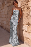 Aurora Strapless Sequin Mermaid Gown