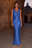 Lucinda Satin Maxi Bridesmaid Dress