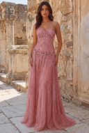 Aurora Beaded Mermaid Evening Gown