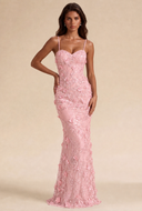 Seraphina 3D Floral Sequin Mermaid Gown