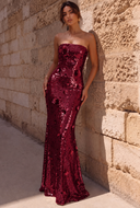 Aurora Strapless Sequin Mermaid Gown