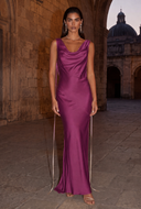 Lucinda Satin Maxi Bridesmaid Dress
