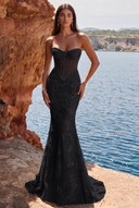 Aurora Strapless Corset Mermaid Gown