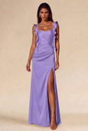 Lucinda Satin Maxi Bridesmaid Dress