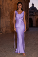Lucinda Satin Maxi Bridesmaid Dress
