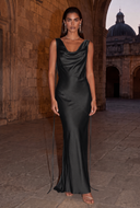 Lucinda Satin Maxi Bridesmaid Dress