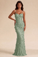 Seraphina 3D Floral Sequin Mermaid Gown