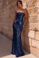 Aurora Strapless Sequin Mermaid Gown