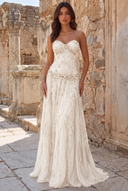 Aurora Beaded Mermaid Evening Gown