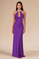 Seraphina Satin Maxi Evening Dress