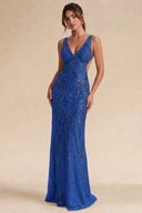 Valeria Sequin Backless Mermaid Gown