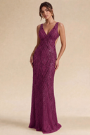 Valeria Sequin Backless Mermaid Gown