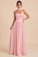 Seraphina Strapless Corset Bridesmaid Dress