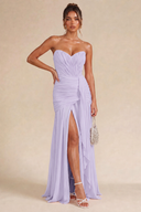 Seraphina Strapless Ruched Maxi Dress