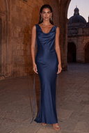 Lucinda Satin Maxi Bridesmaid Dress