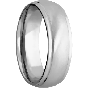 14K White Gold with Anglesatin , Polish Finish