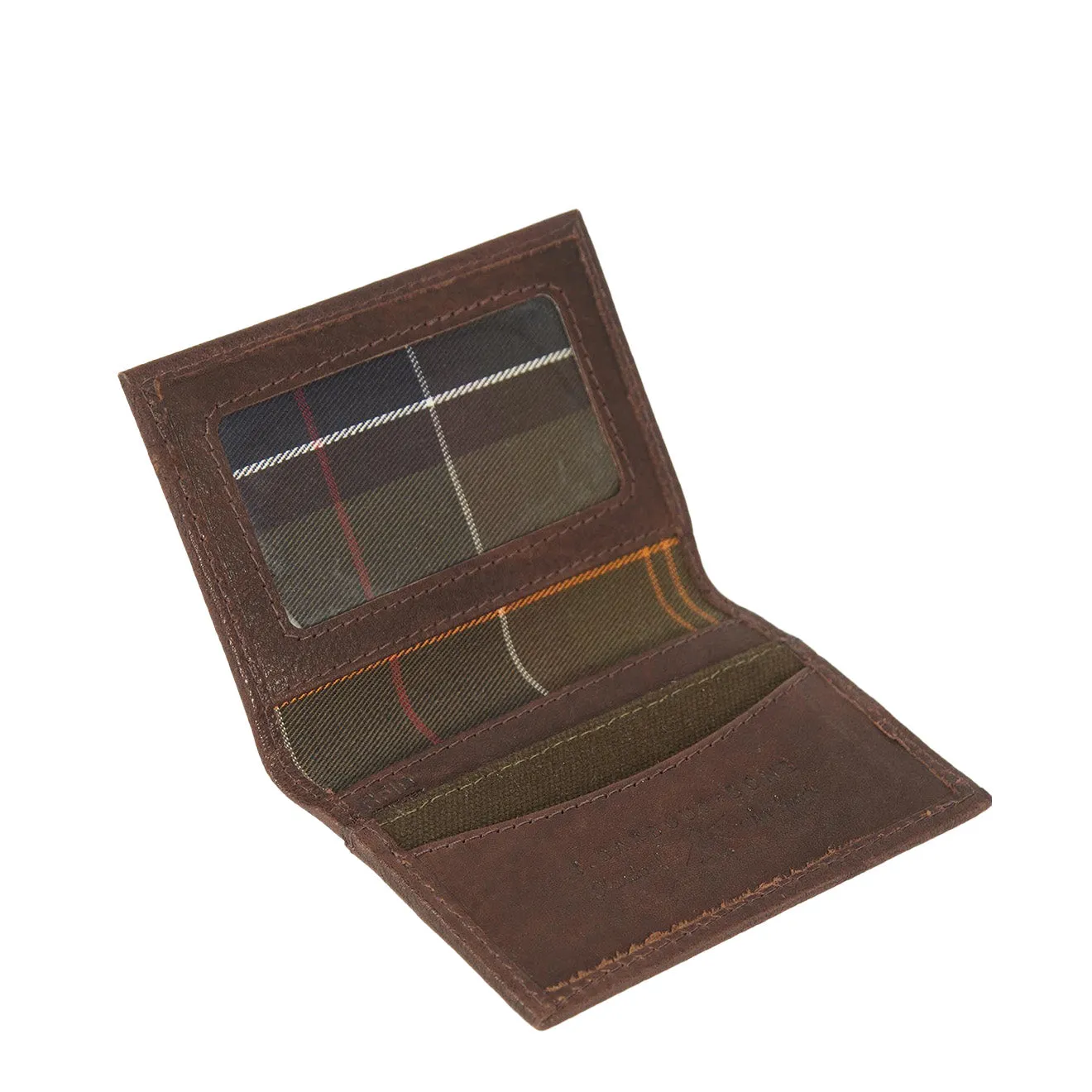 Barbour Haydon Wallet/Belt Gift Set Dark Brown