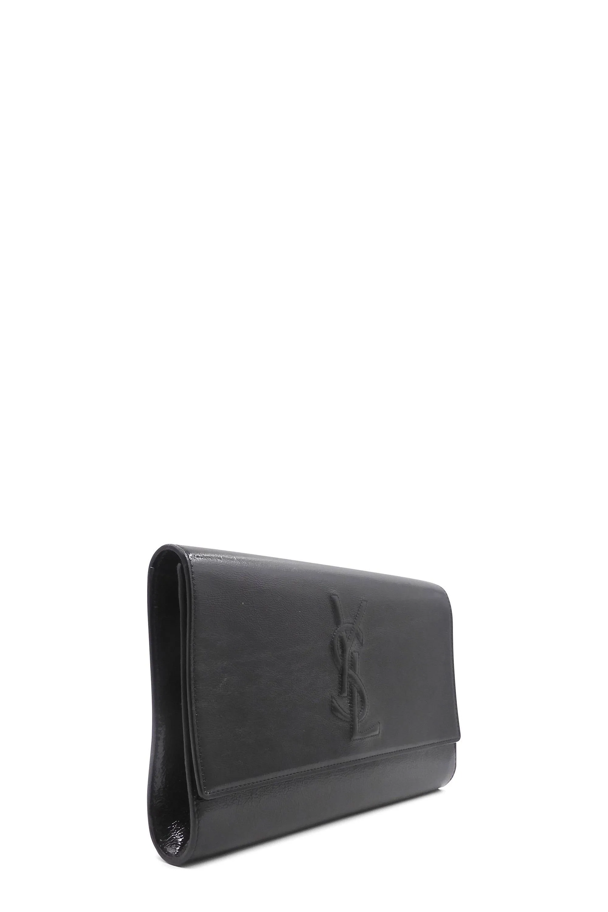 Belle De Jour Clutch Patent Black