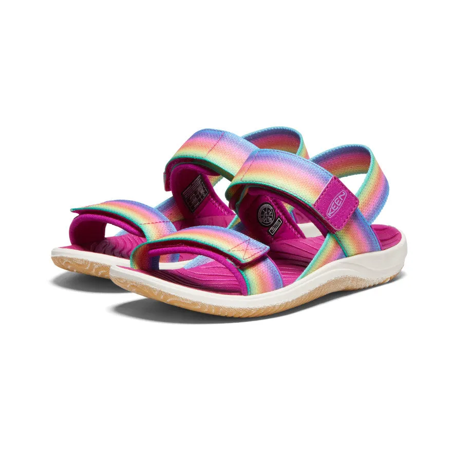 Big Kids' Elle Backstrap  |  Rainbow/Festival Fuchsia