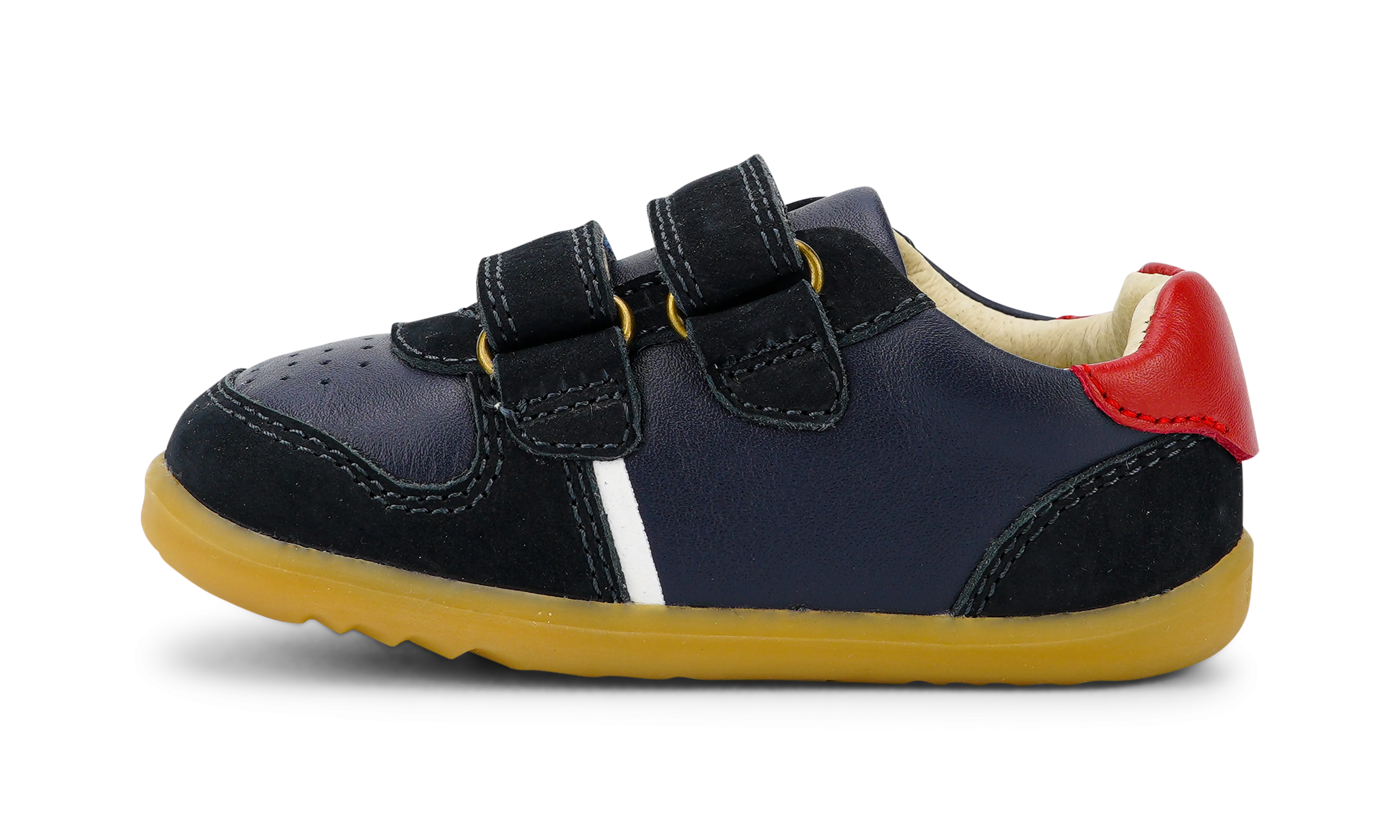 Bobux Step Up Riley Navy   Red