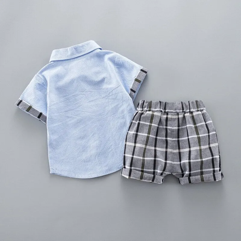 Boys Linen 2 Pcs Set