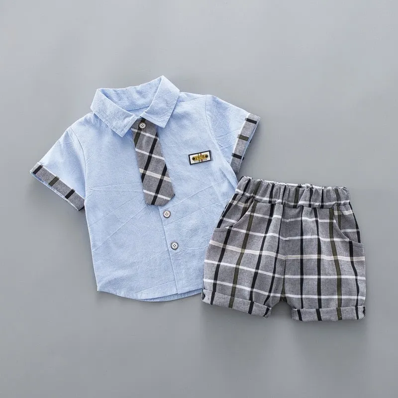 Boys Linen 2 Pcs Set