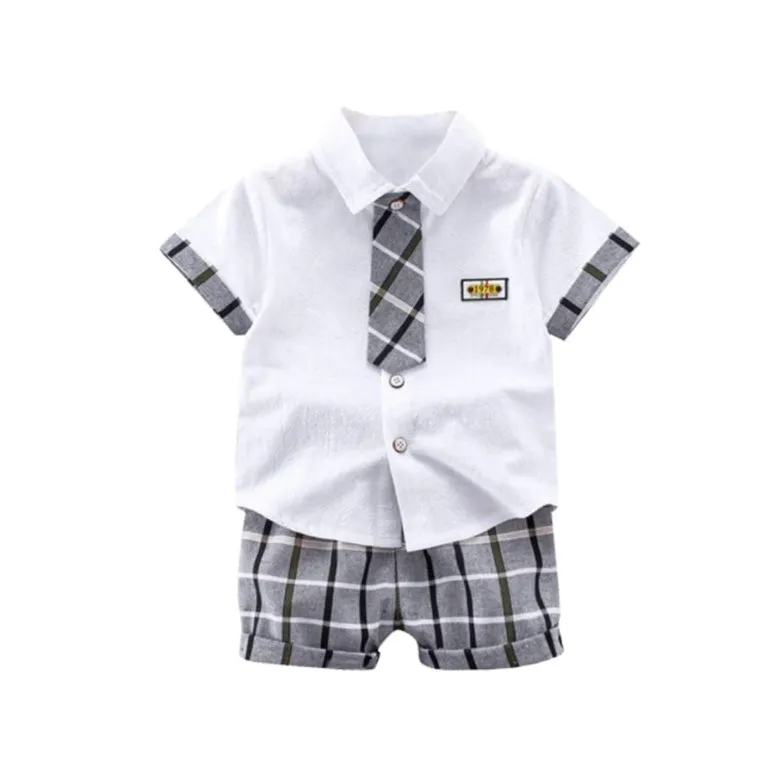 Boys Linen 2 Pcs Set