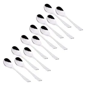 Classic by Embassy Dessert Spoon, Set of 12, Stainless Steel, 18 cm (Monalisa, 14 Gauge)