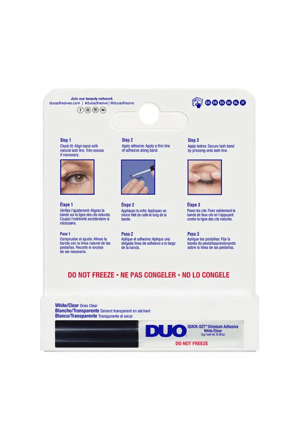 DUO Quick Set Lash Adhesivo Transparente