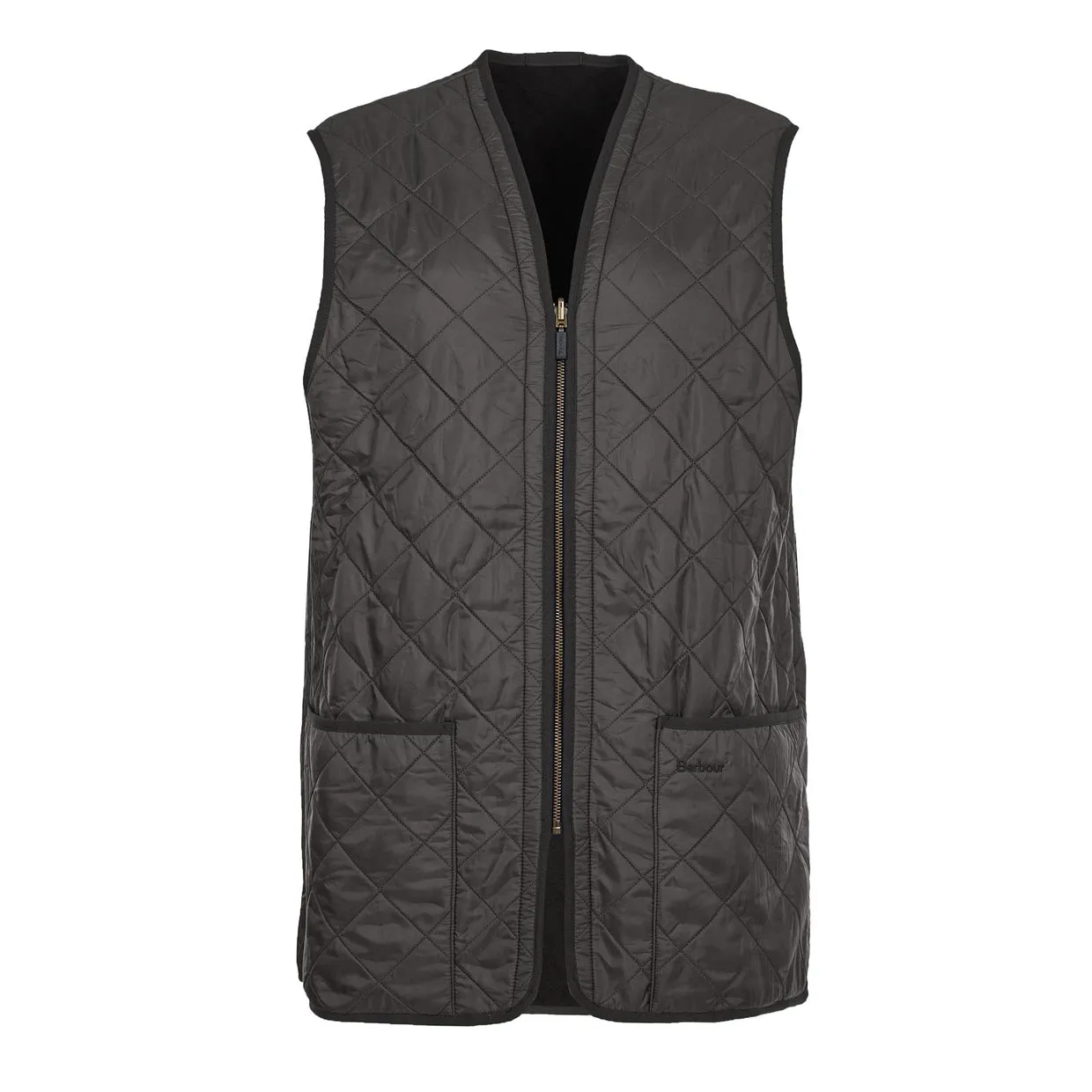 Gilet Uomo Barbour Polarquilt Zip-In Liner Nero