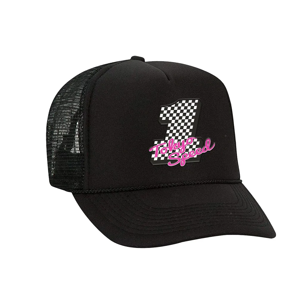 Girl Tokyo Speed Racing Trucker Black