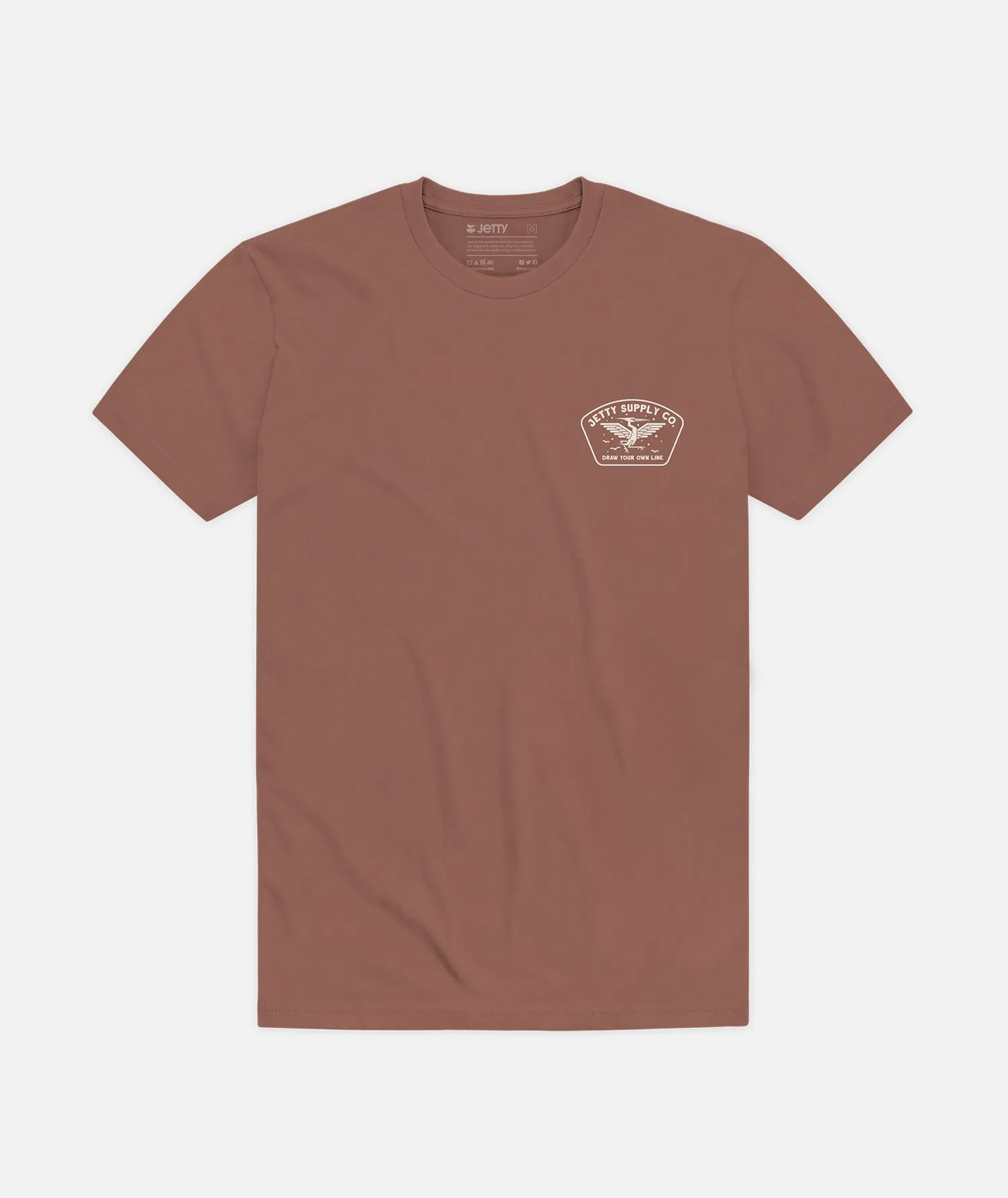 Heron Tee - Brown