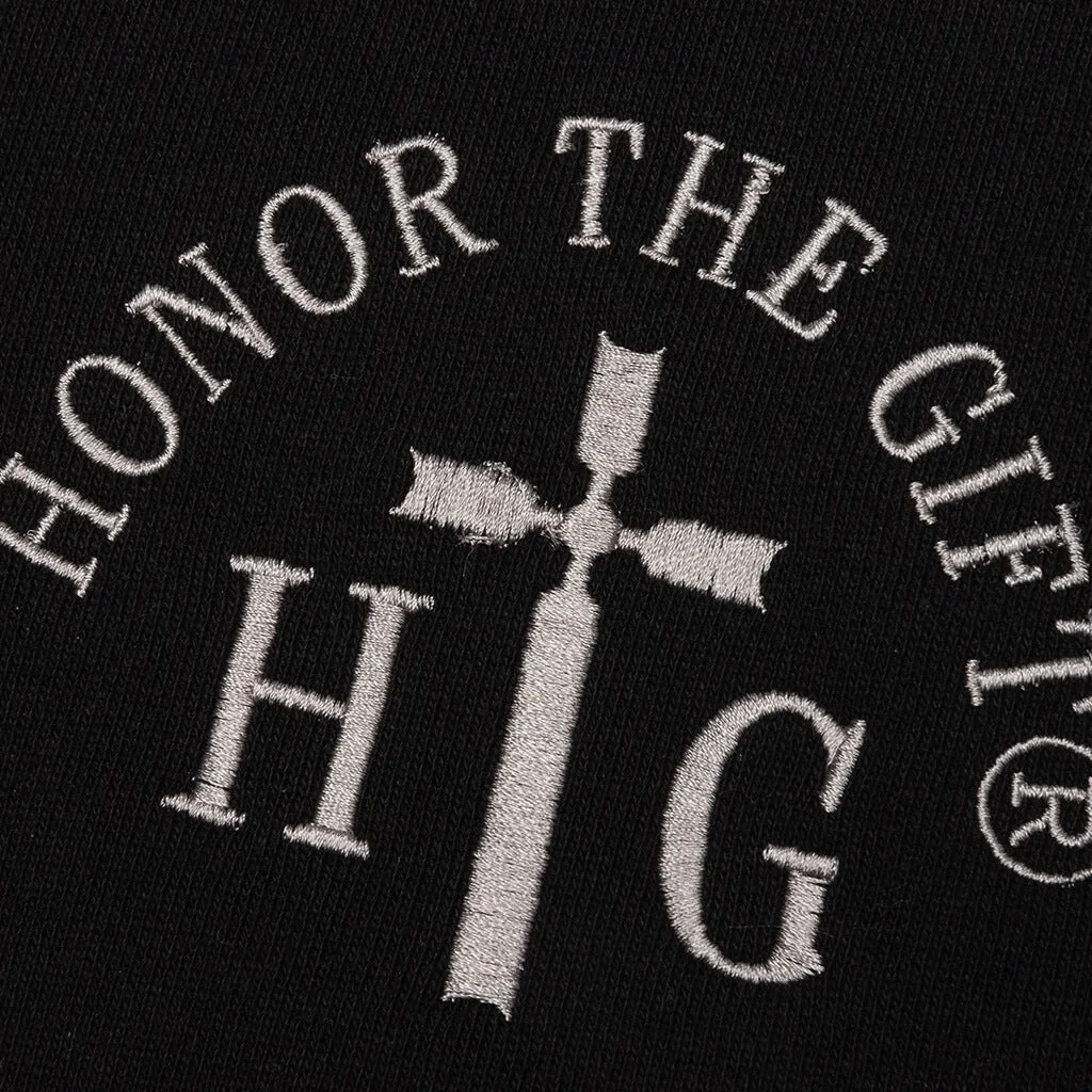 Honor The Gift Prep School Henley Sweater - Black