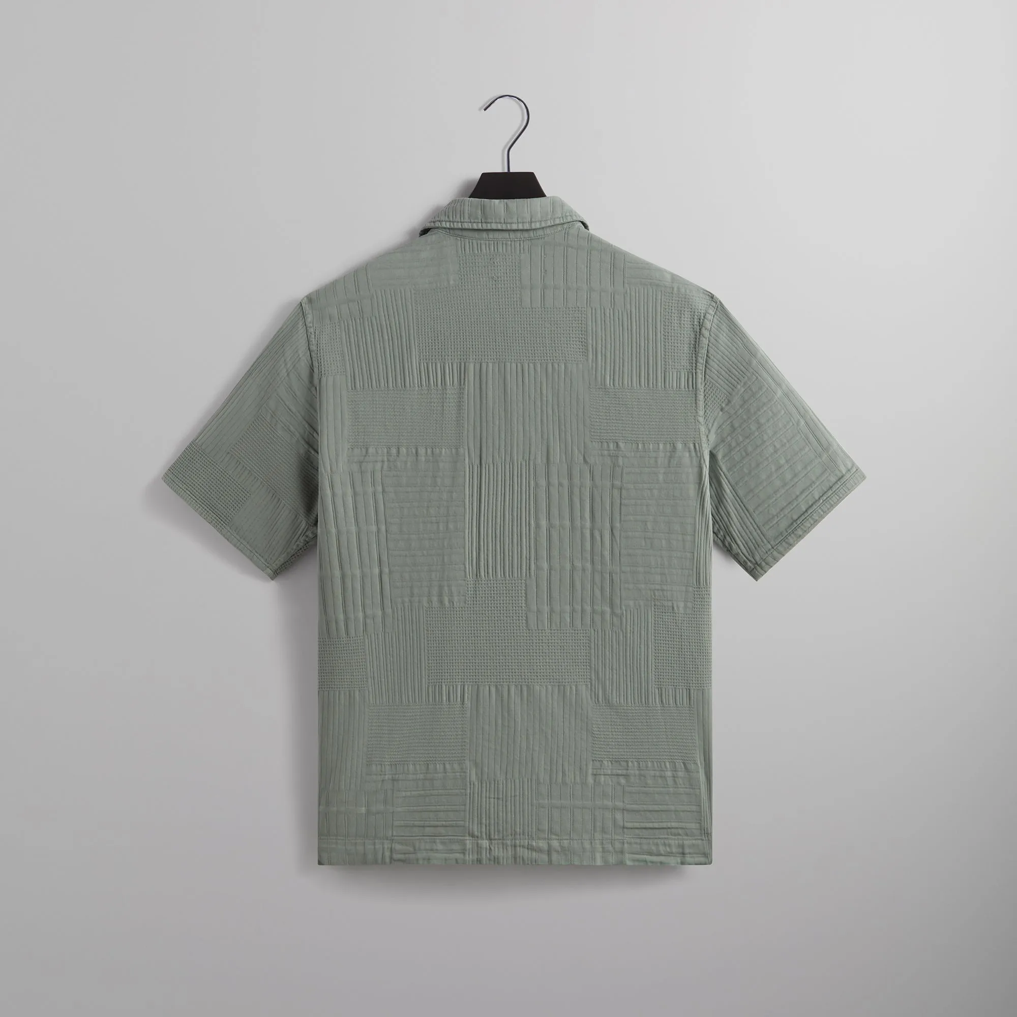 Kith Overdyed Patchwork Boxy Collared Overshirt - Reverie