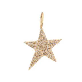 Pave Star Charm