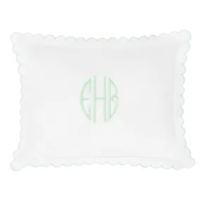 Scallop Baby Pillowcase - Meadow