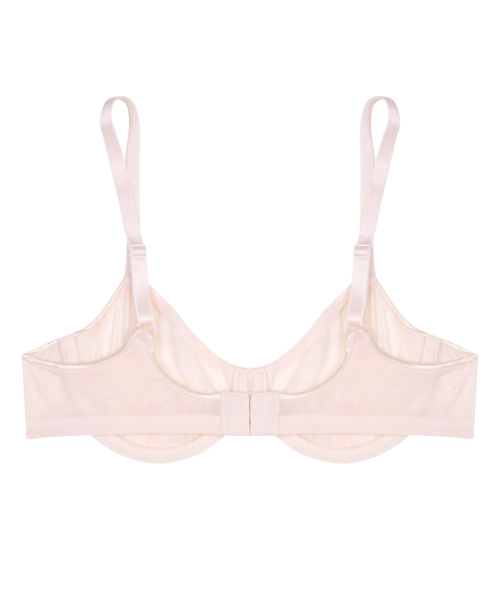 sheer tactel underwire bra