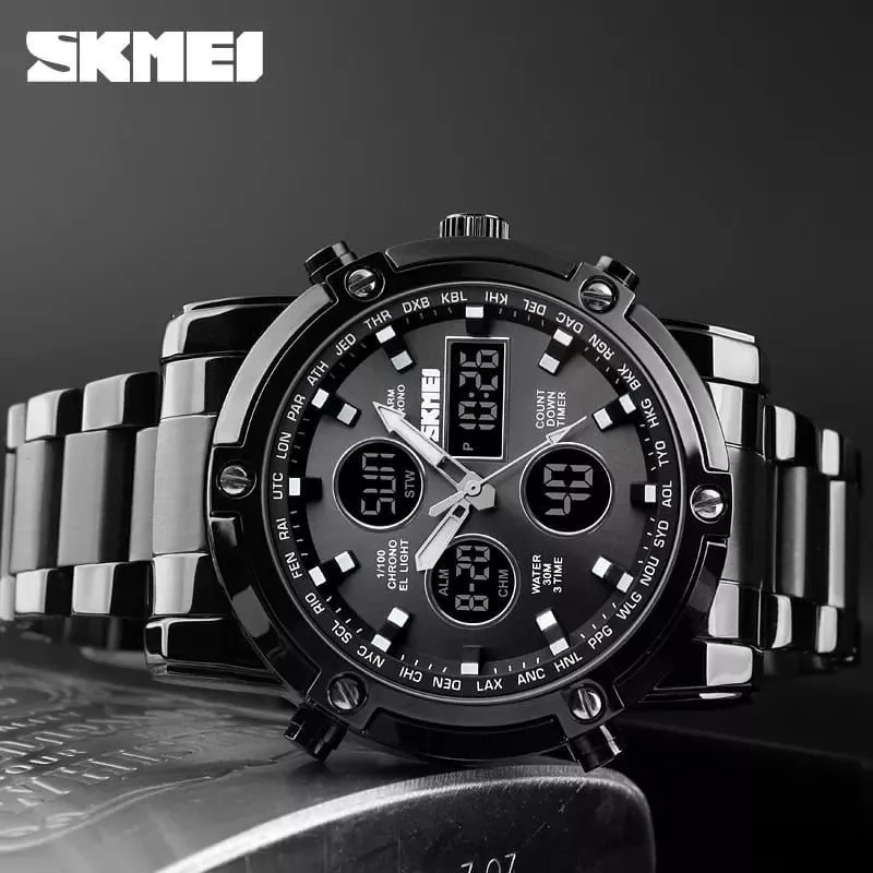 SKMEI DUAL DISPLAY WATCH FOR MEN